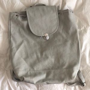 Gray Canvas Bag